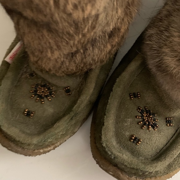 Green moccasins - Picture 2 of 3